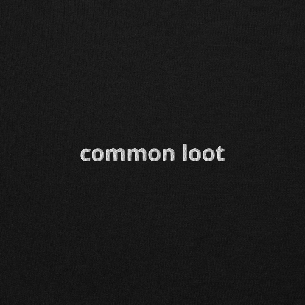 "common loot" sweatshirt