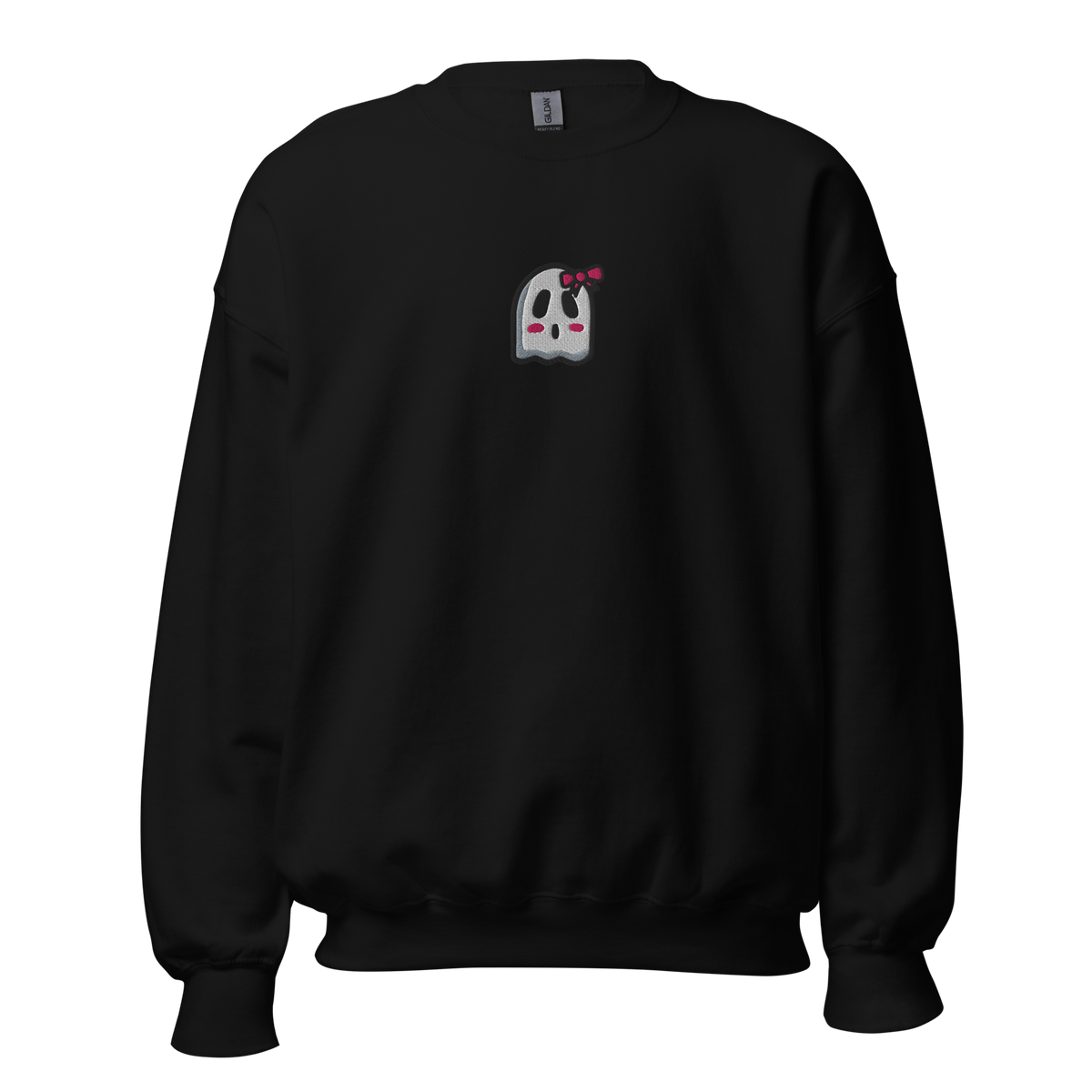 ghosts w/ bow sweatshirt