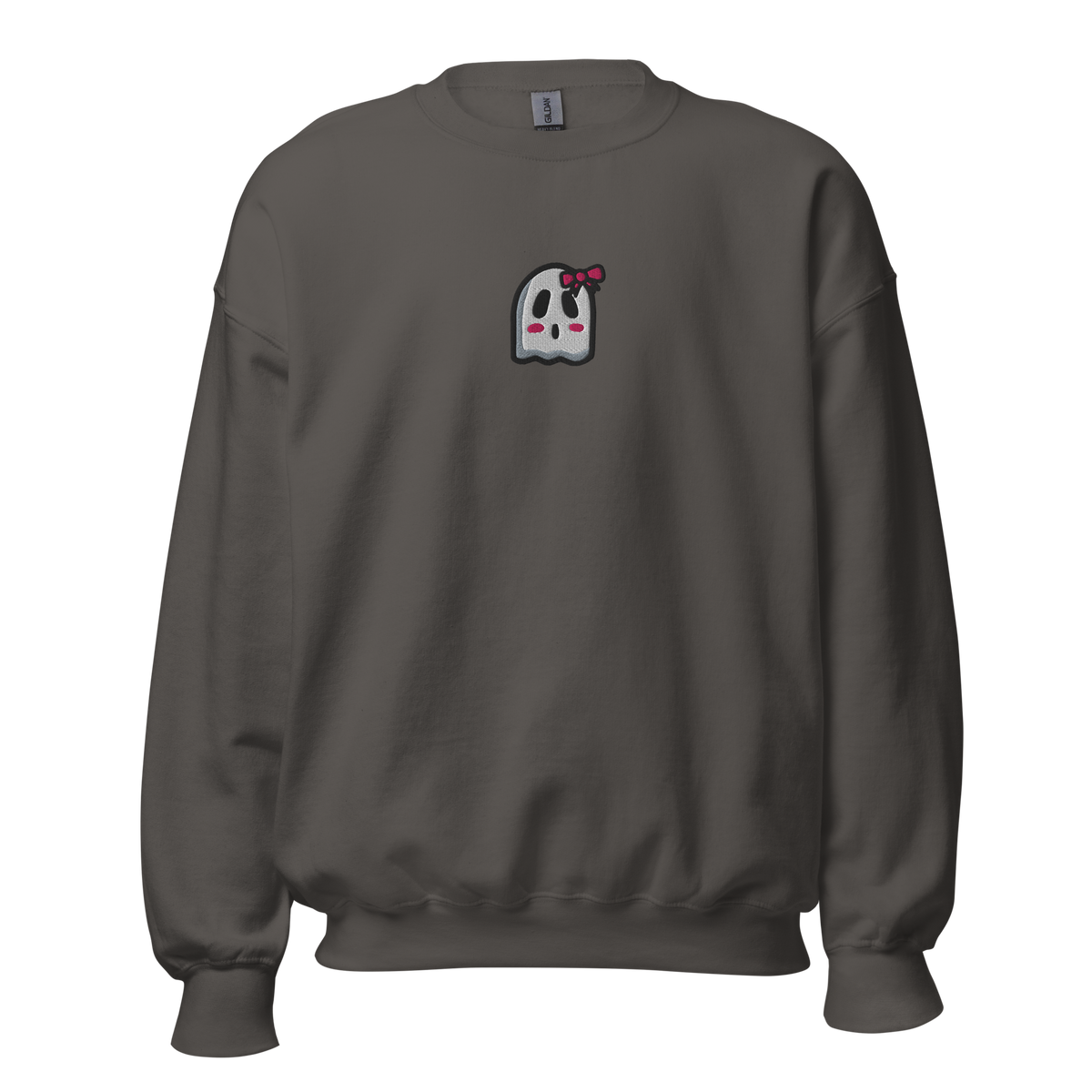 ghosts w/ bow sweatshirt