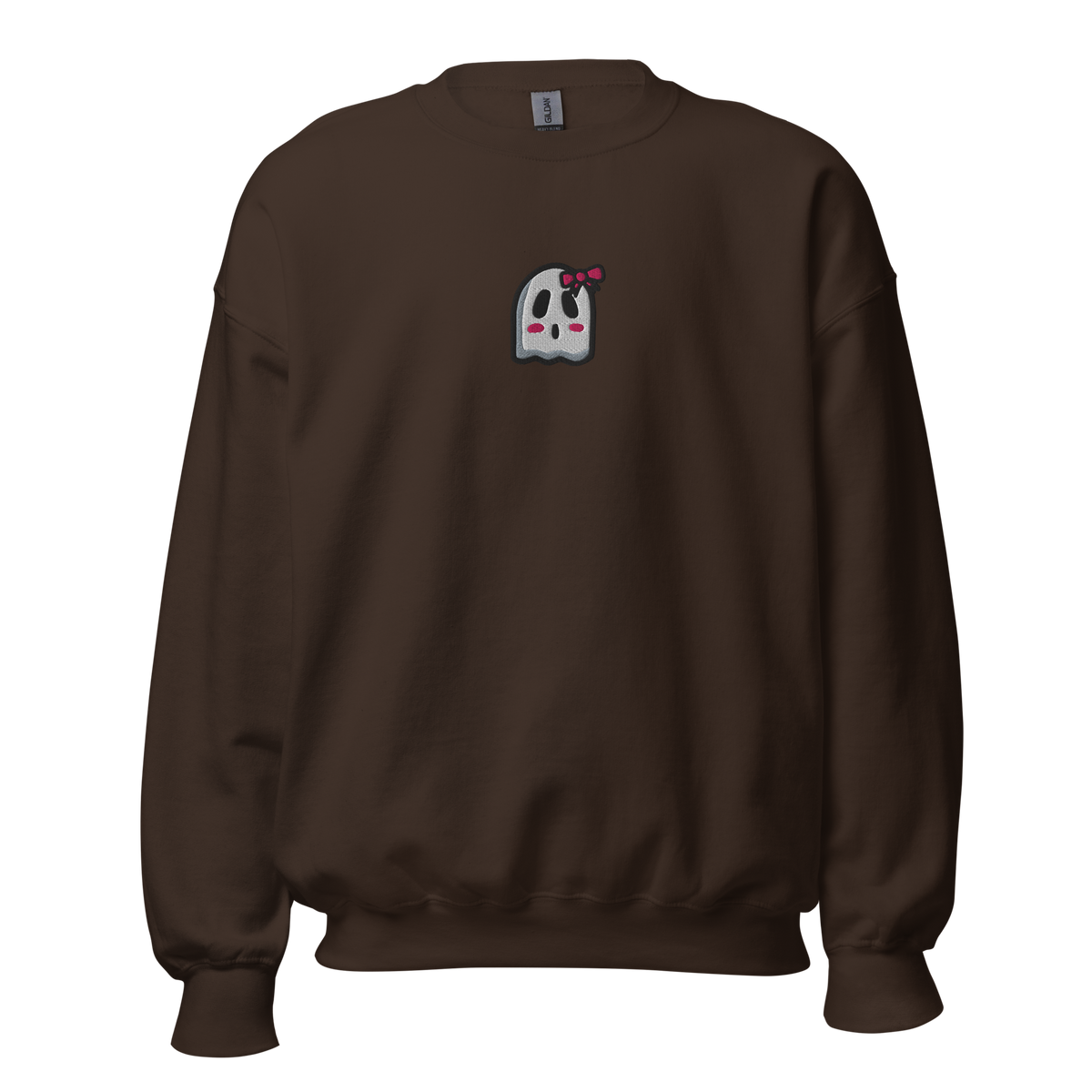 ghosts w/ bow sweatshirt