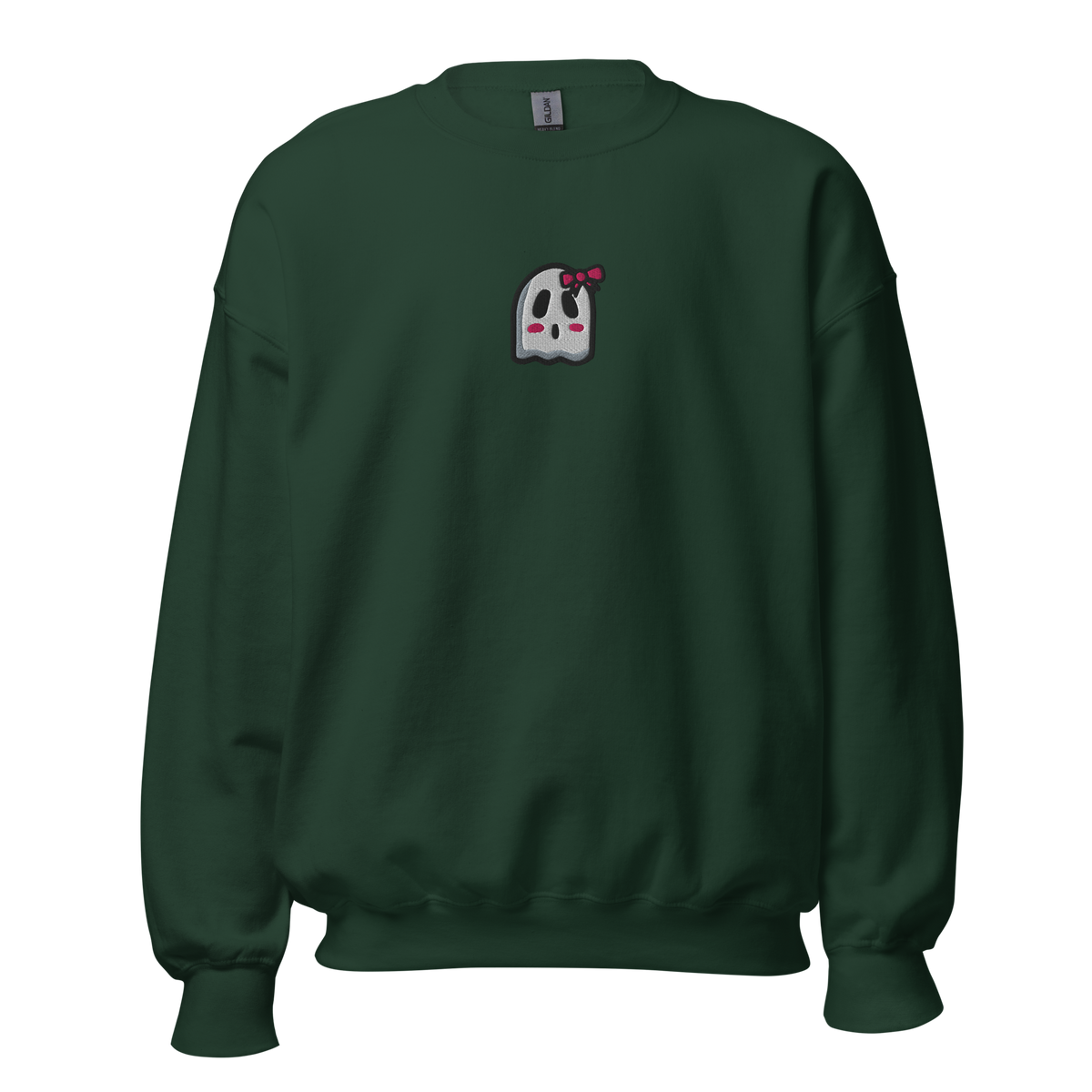 ghosts w/ bow sweatshirt