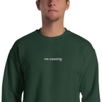 "no cussing" sweatshirt
