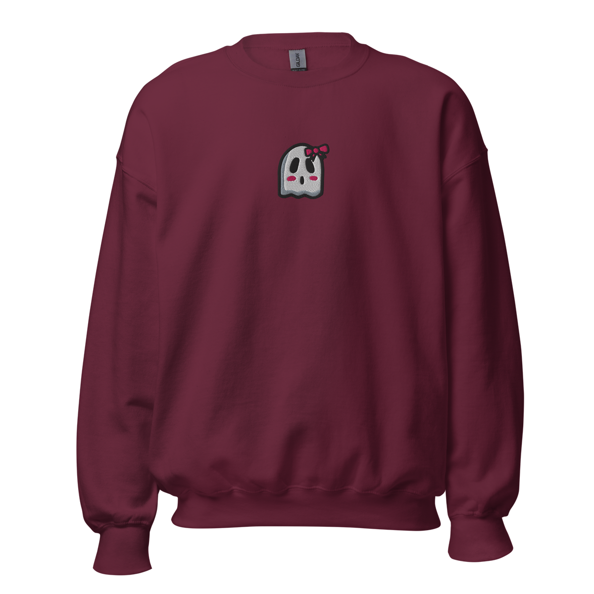 ghosts w/ bow sweatshirt