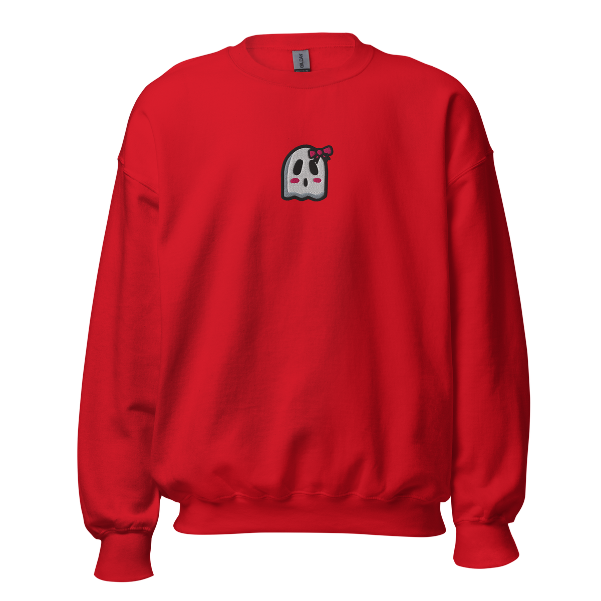 ghosts w/ bow sweatshirt