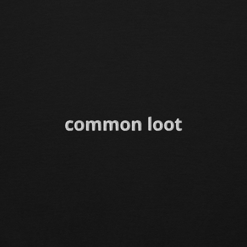 "common loot" hoodie