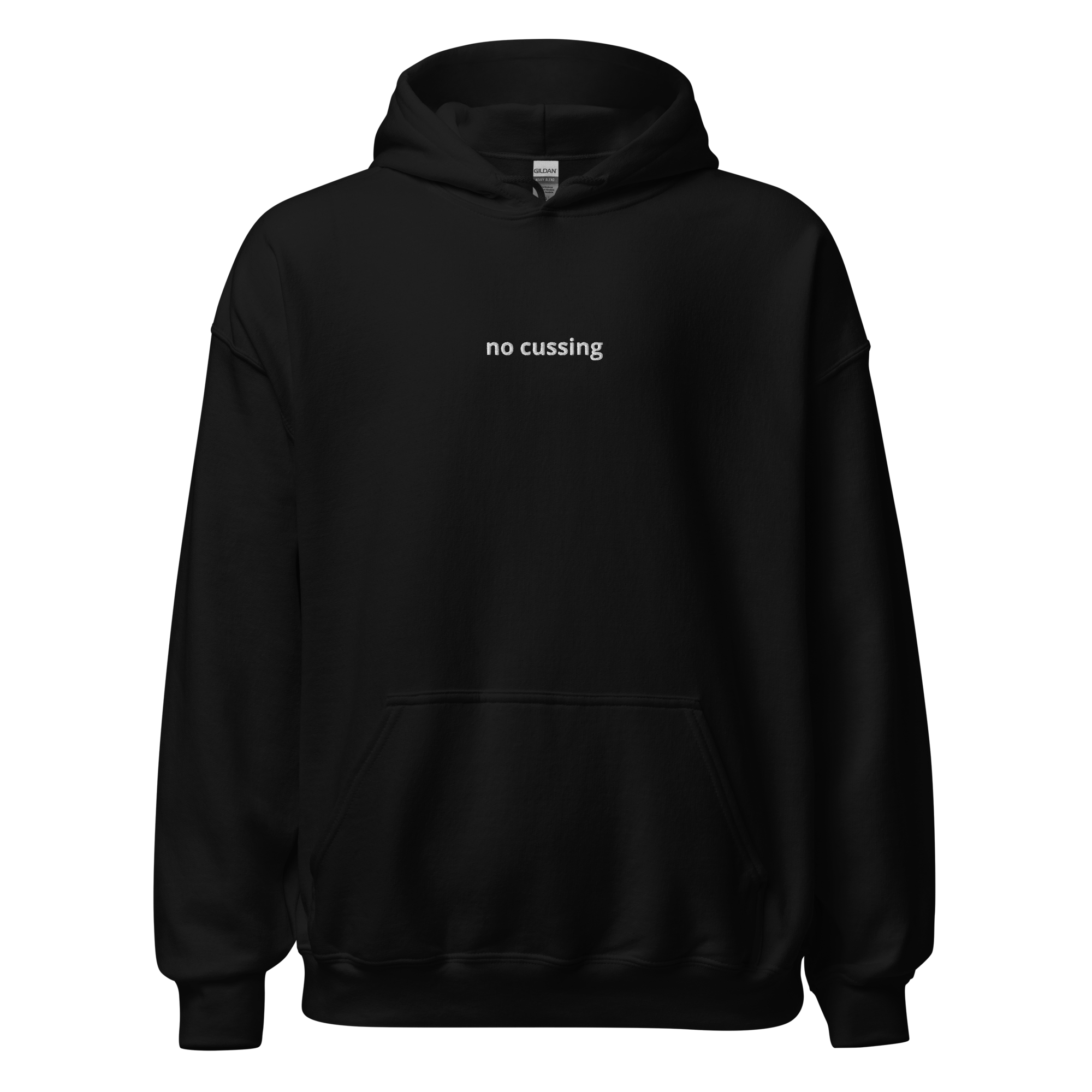 no cussing hoodie